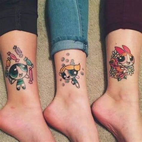 tatuajes de las chicas superpoderosas|Ideas de tatuajes de las Chicas Superpoderosas